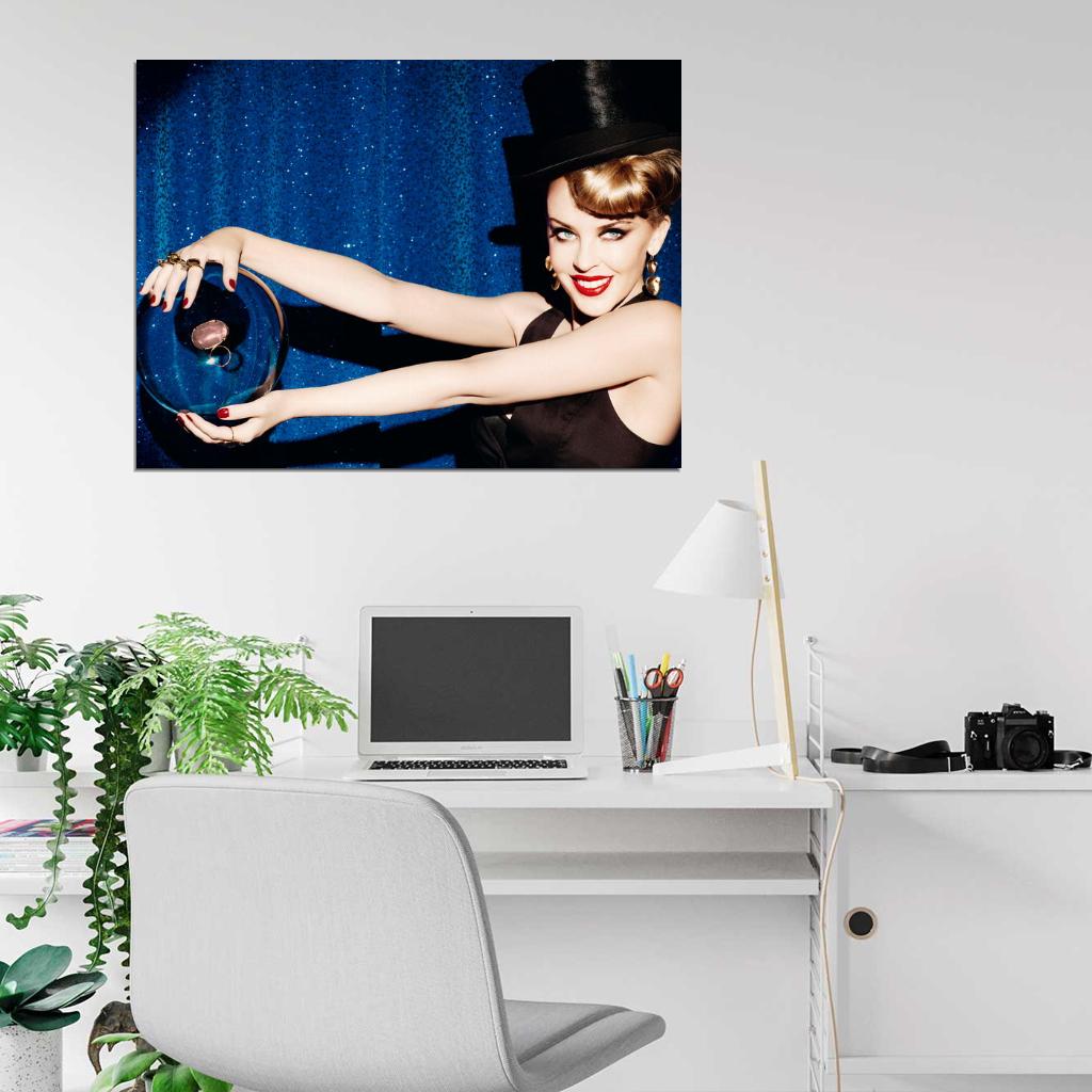 Kylie Minogue Jewelry Pop Music Singer Rare Wall Art Print Poster