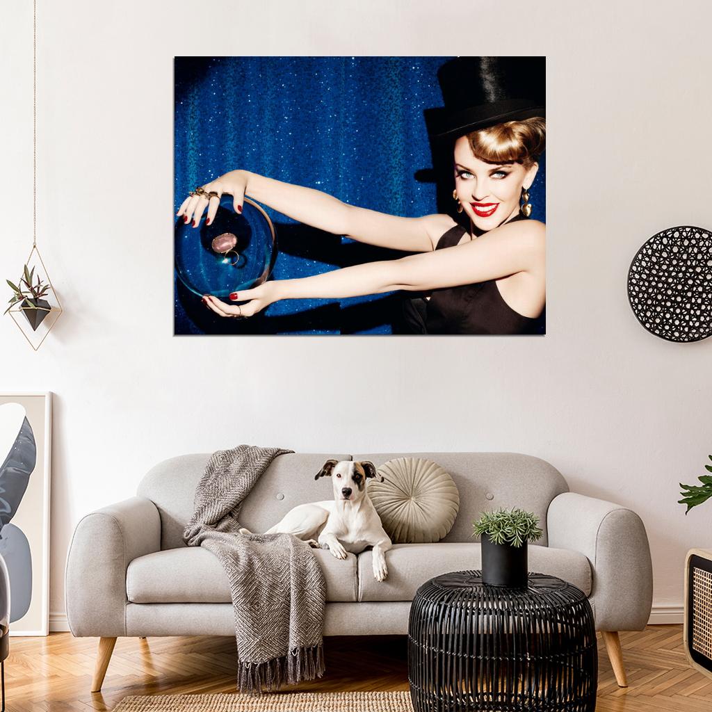 Kylie Minogue Jewelry Pop Music Singer Rare Wall Art Print Poster