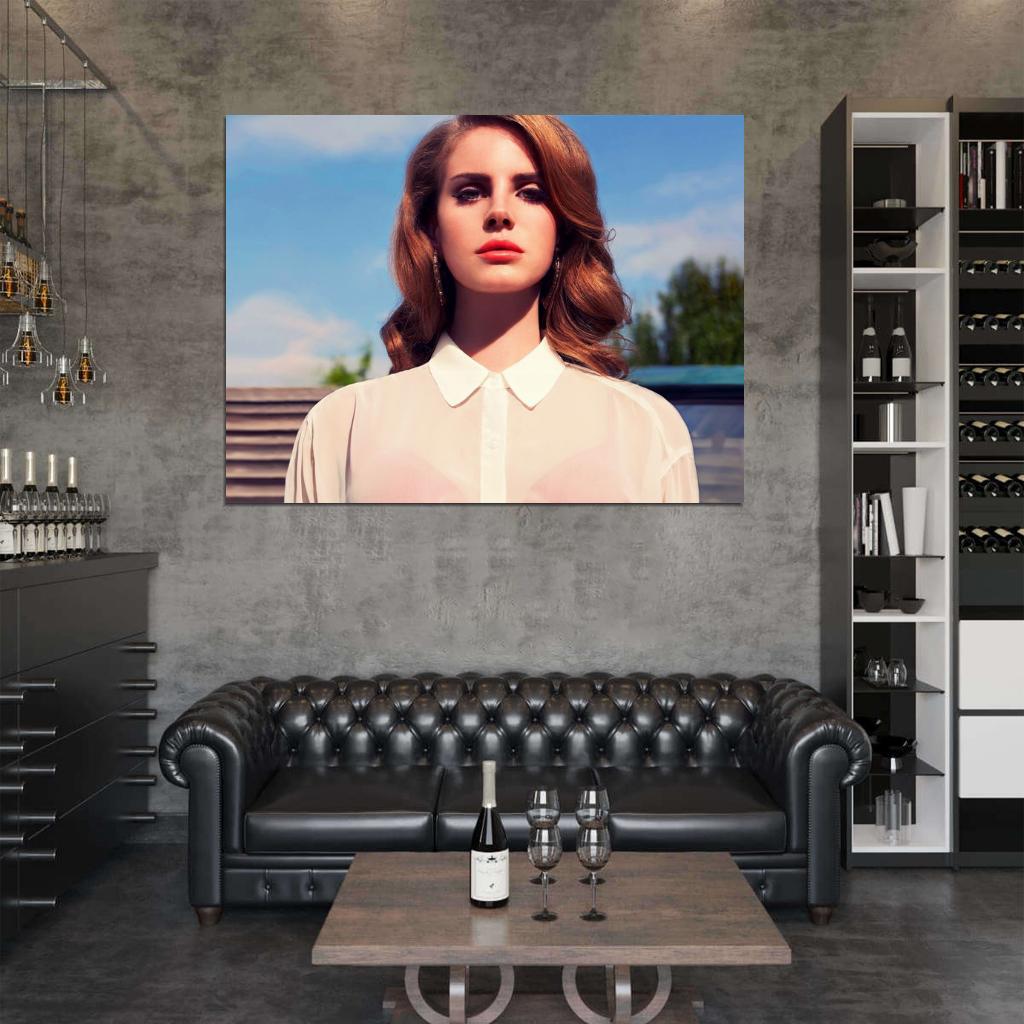 Lana Del Rey Retro Style Indie Pop Music Singer Rare Wall Art Print Poster