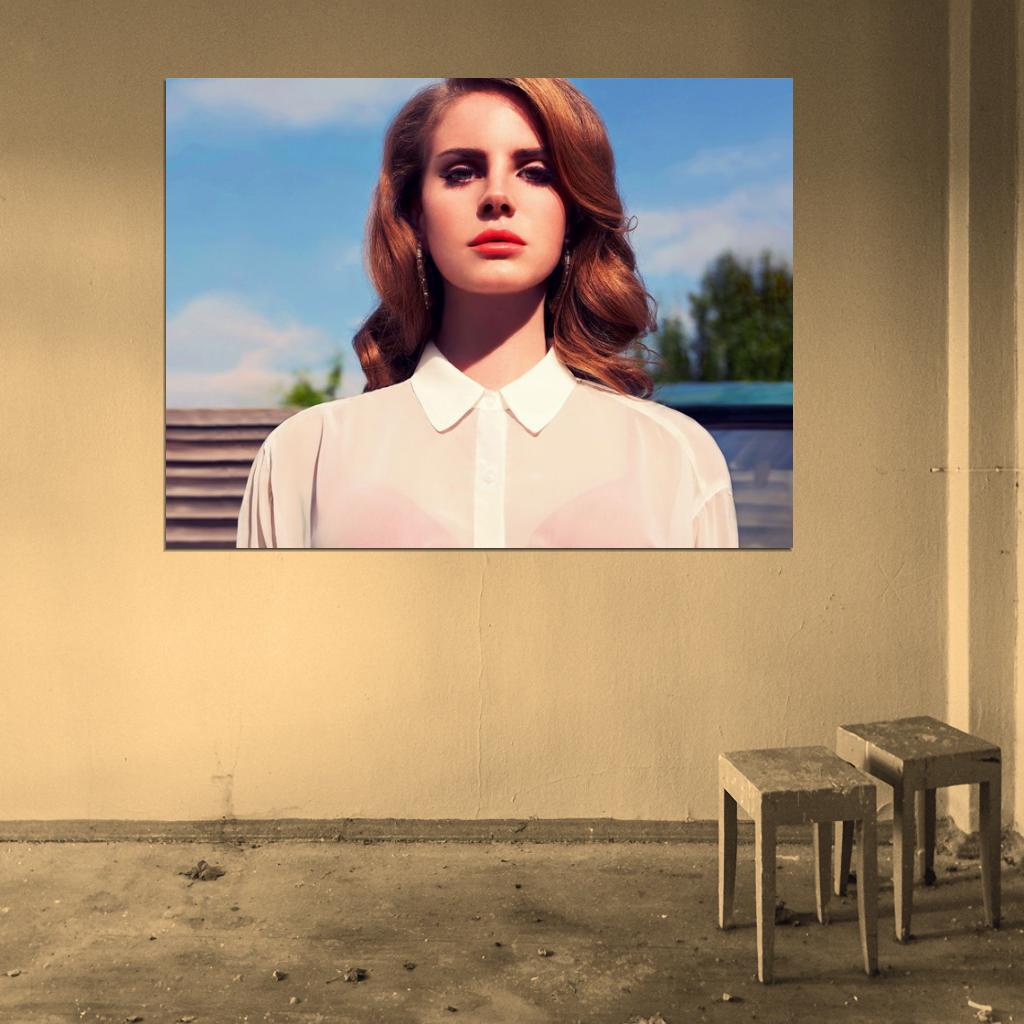 Lana Del Rey Retro Style Indie Pop Music Singer Rare Wall Art Print Poster