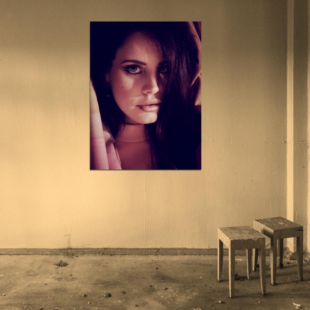 Lana Del Rey Portrait Pop Singer Music Rare Wall Art Print Poster