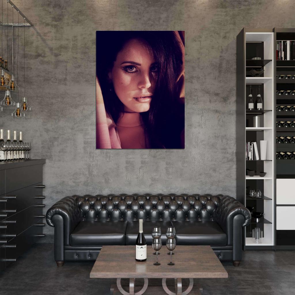 Lana Del Rey Portrait Pop Singer Music Rare Wall Art Print Poster