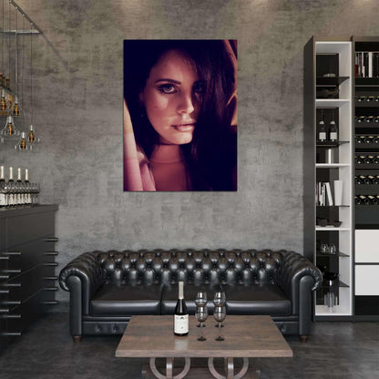 Lana Del Rey Portrait Pop Singer Music Rare Wall Art Print Poster