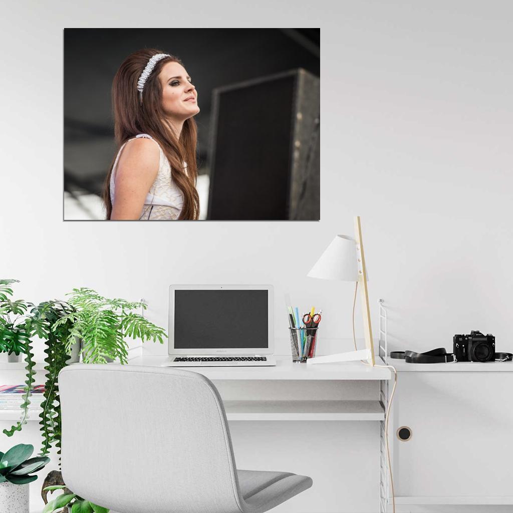 Lana Del Rey Pop Singer Music Rare Wall Art Print Poster