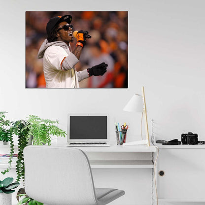Lil Wayne Hip Hop Rap Music Singer Rare Wall Art Print Poster