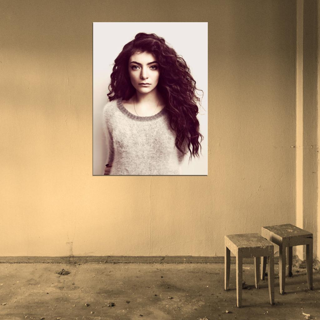 Lorde Indie Pop Singer Music Rare Wall Art Print Poster