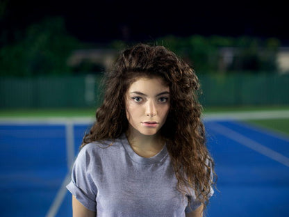 Lorde Tennis Court Indie Pop Singer Music Rare Wall Art Print Poster
