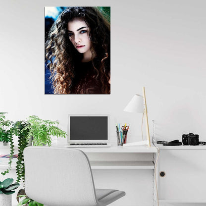 Lorde Beautiful Portrait Indie Pop Singer Music Rare Wall Art Print Poster