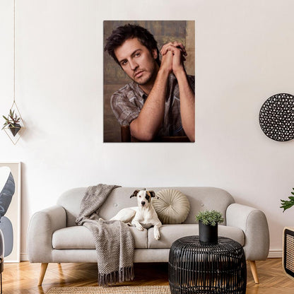 Luke Bryan Portrait Pop Country Singer Rare Wall Art Print Poster