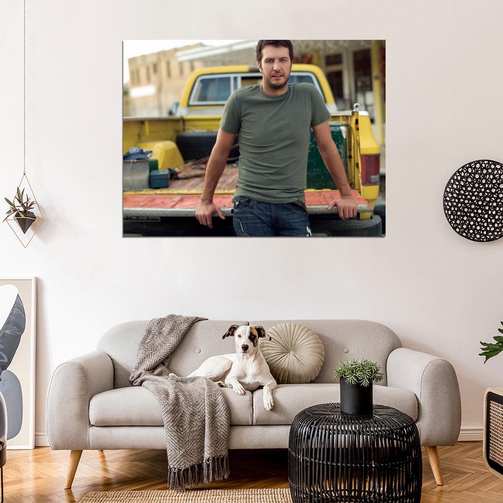 Luke Bryan Pop Country Singer Rare Wall Art Print Poster