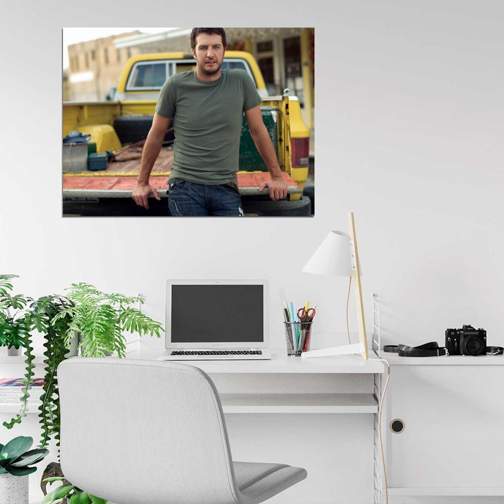 Luke Bryan Pop Country Singer Rare Wall Art Print Poster