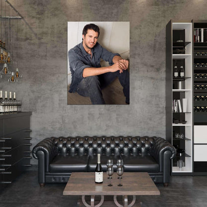 Luke Bryan Smile Pop Country Singer Rare Wall Art Print Poster