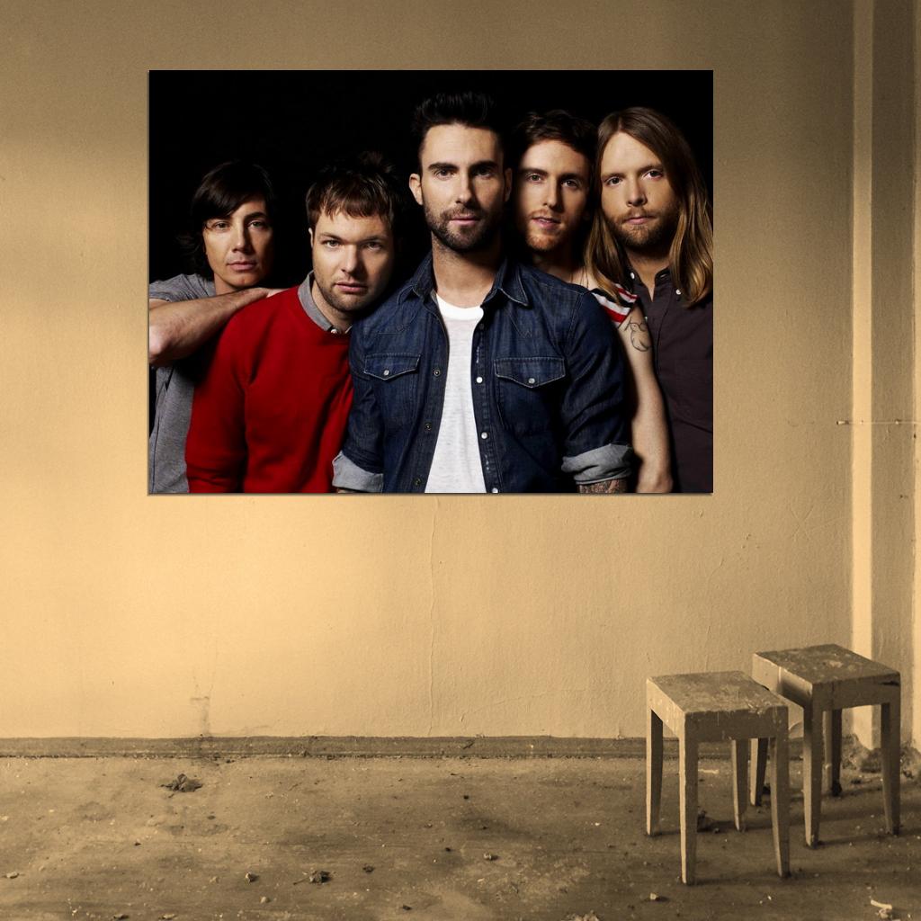 Maroon 5 Pop Rock Band Music Rare Wall Art Print Poster