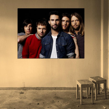 Maroon 5 Pop Rock Band Music Rare Wall Art Print Poster