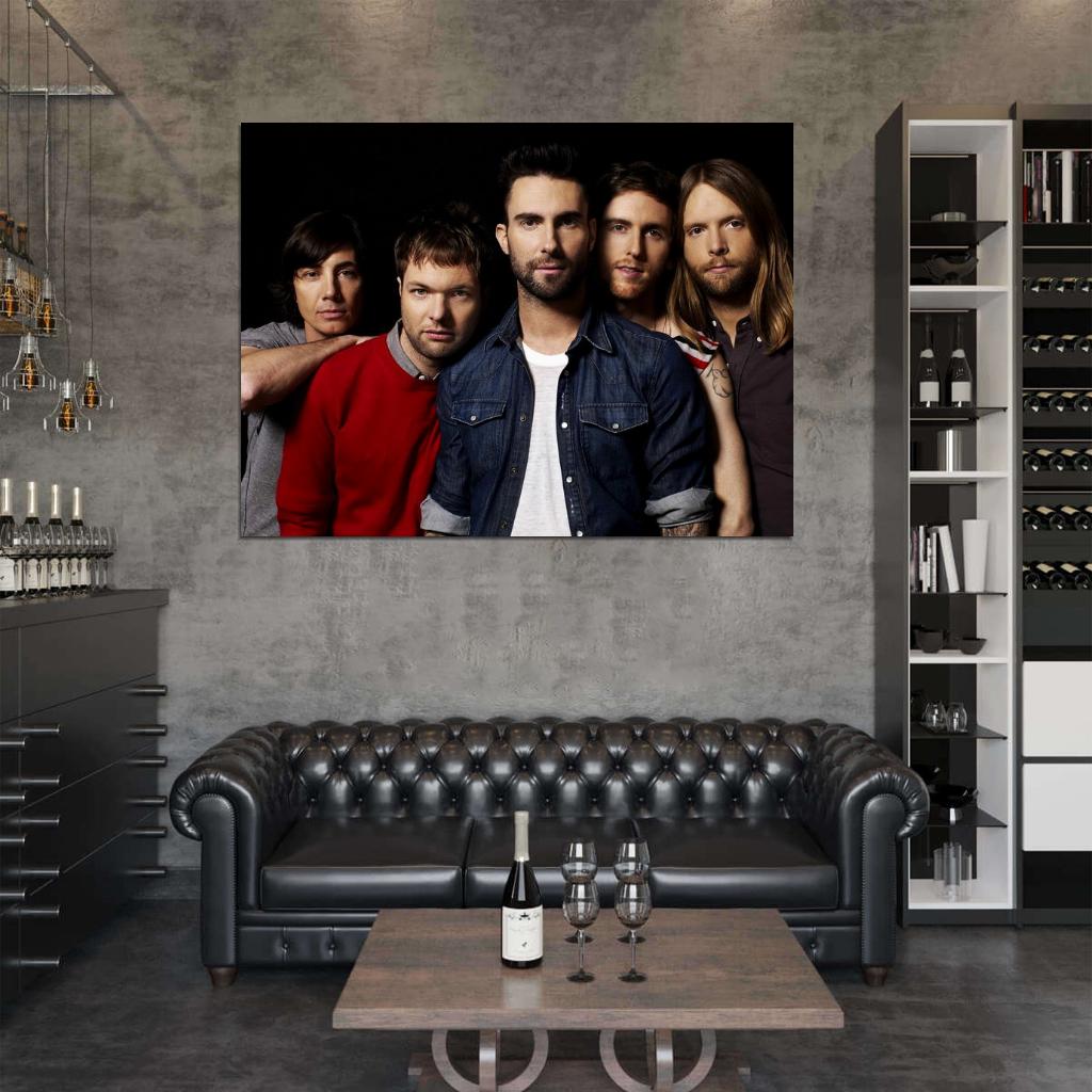 Maroon 5 Pop Rock Band Music Rare Wall Art Print Poster