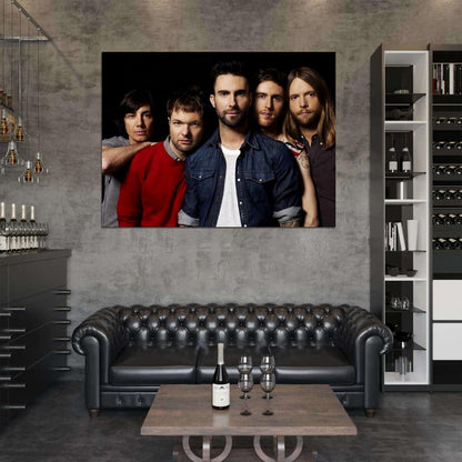 Maroon 5 Pop Rock Band Music Rare Wall Art Print Poster