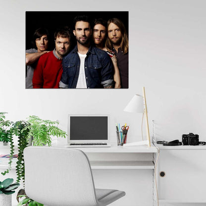 Maroon 5 Pop Rock Band Music Rare Wall Art Print Poster