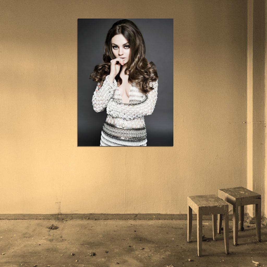 Mila Kunis Sexy Hot Actress Rare Wall Art Print Poster