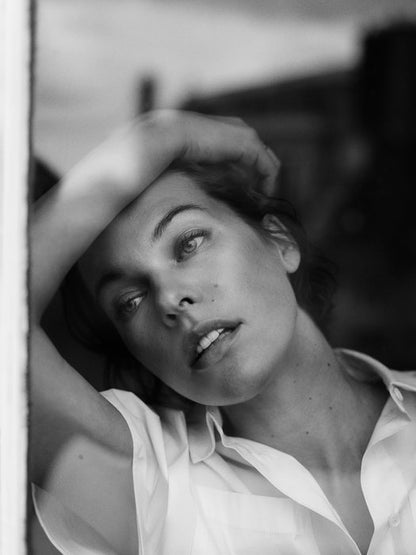 Milla Jovovich Portrait Model BW Rare Wall Art Print Poster