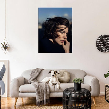 Milla Jovovich Portrait Beautiful Model Rare Wall Art Print Poster