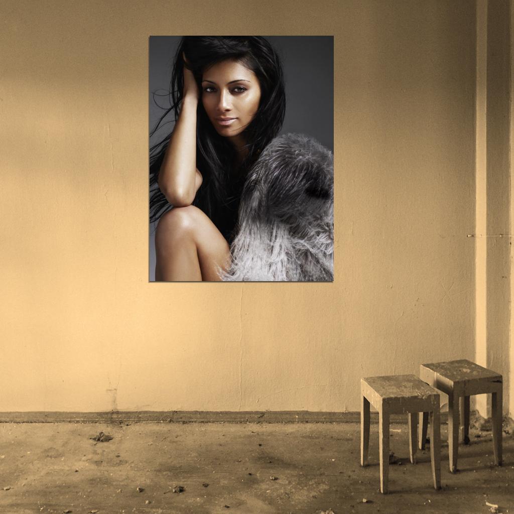 Nicole Scherzinger Beautiful R&B Pop Singer Music Rare Wall Art Print Poster