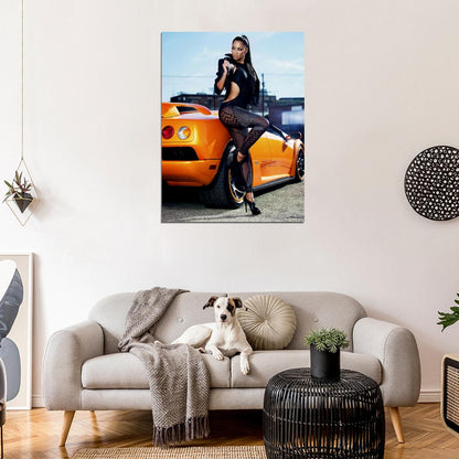 Nicole Scherzinger Sexy Hot Car R&B Pop Singer Music Rare Wall Art Print Poster