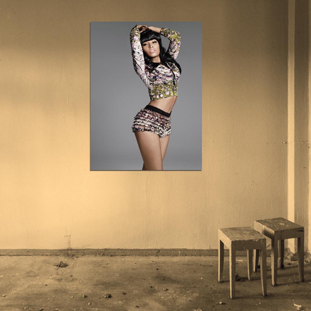 Nicki Minaj Hot Hip Hop R&B Music Singer Rare Wall Art Print Poster