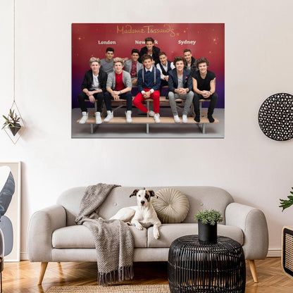 One Direction Wax Figures Pop Boy Band Music Rare Wall Art Print Poster