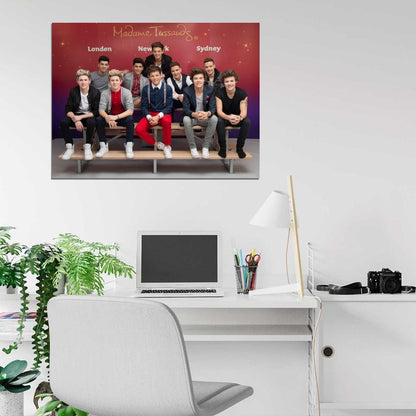 One Direction Wax Figures Pop Boy Band Music Rare Wall Art Print Poster