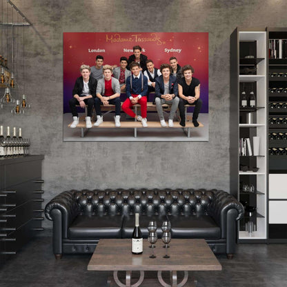 One Direction Wax Figures Pop Boy Band Music Rare Wall Art Print Poster