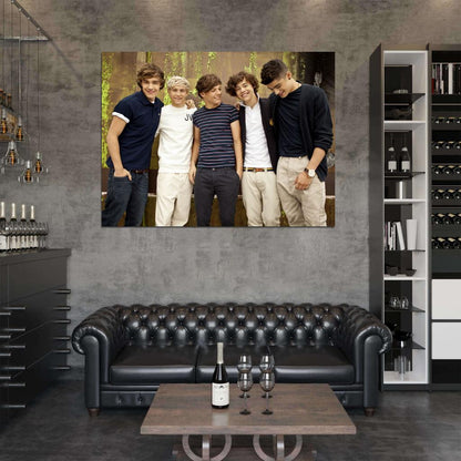 One Direction Pop Boy Band Music Rare Wall Art Print Poster