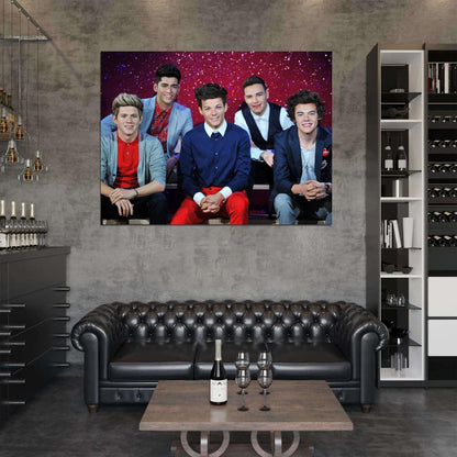 One Direction Wax Figures Pop Boy Band Music Rare Wall Art Print Poster