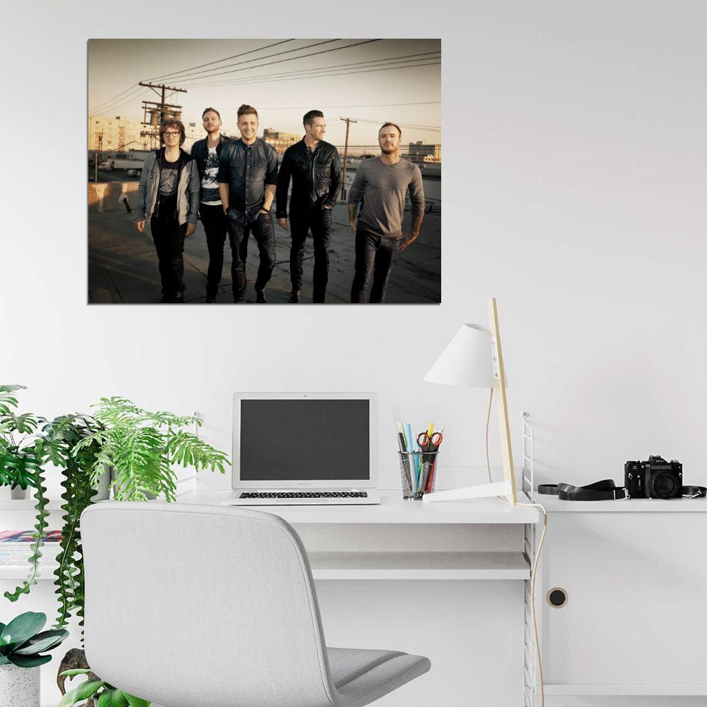 One Republic Roof Pop Rock Band Music Rare Wall Art Print Poster