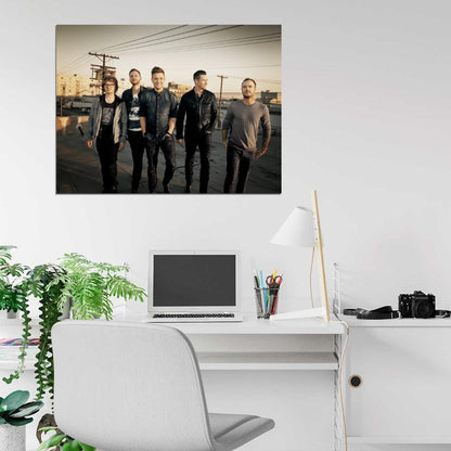 One Republic Roof Pop Rock Band Music Rare Wall Art Print Poster