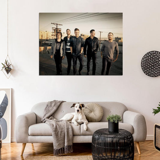 One Republic Roof Pop Rock Band Music Rare Wall Art Print Poster