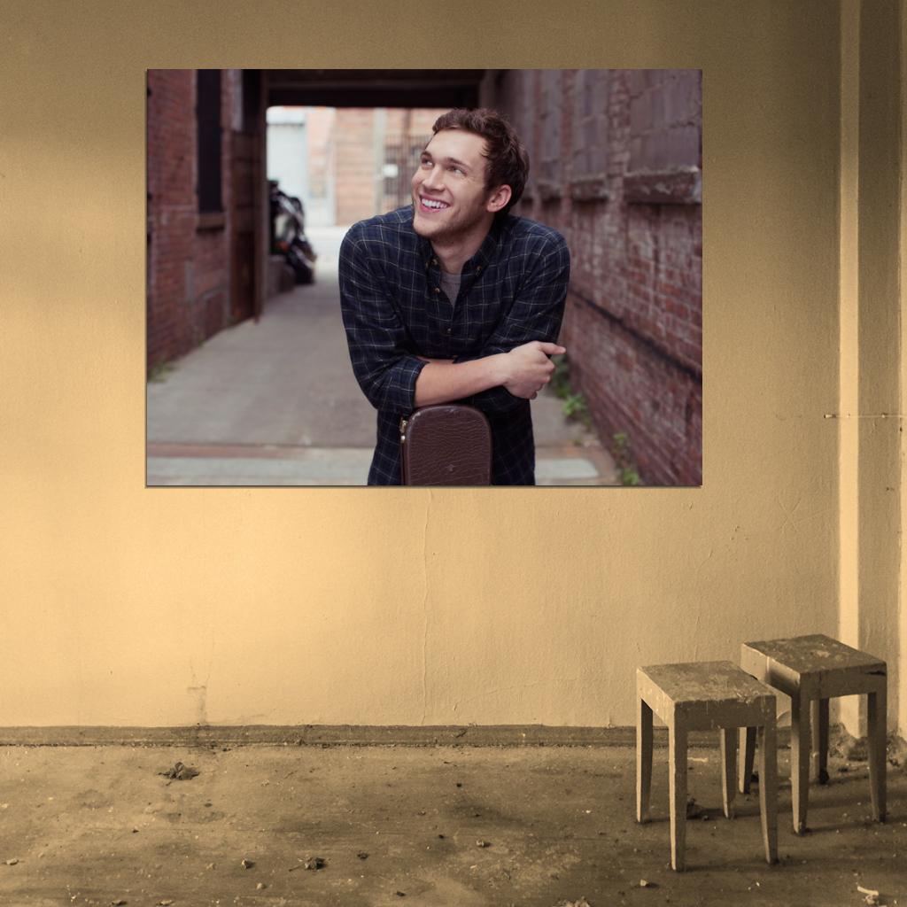 Phillip Phillips Smile Pop Rock Singer Music Rare Wall Art Print Poster