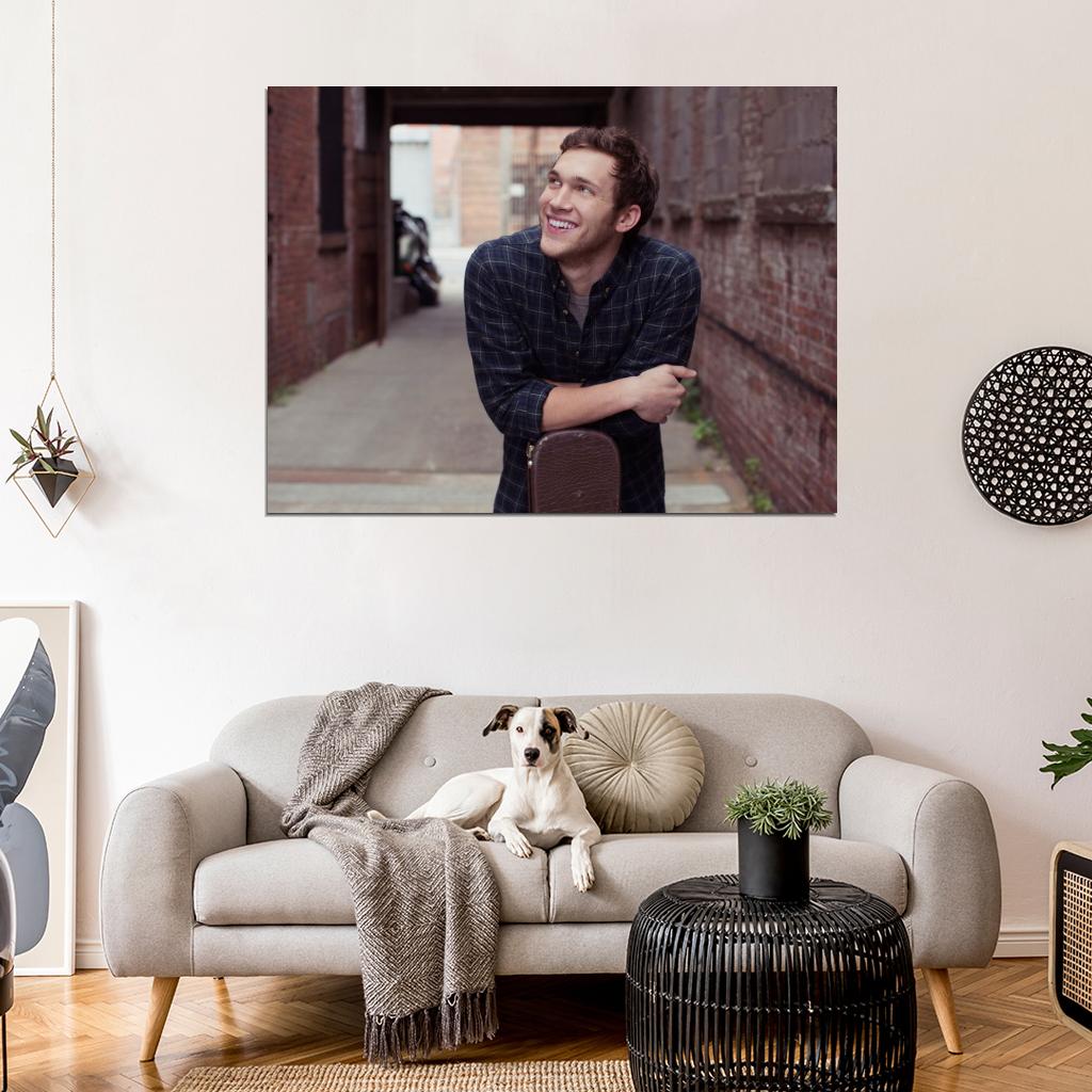 Phillip Phillips Smile Pop Rock Singer Music Rare Wall Art Print Poster
