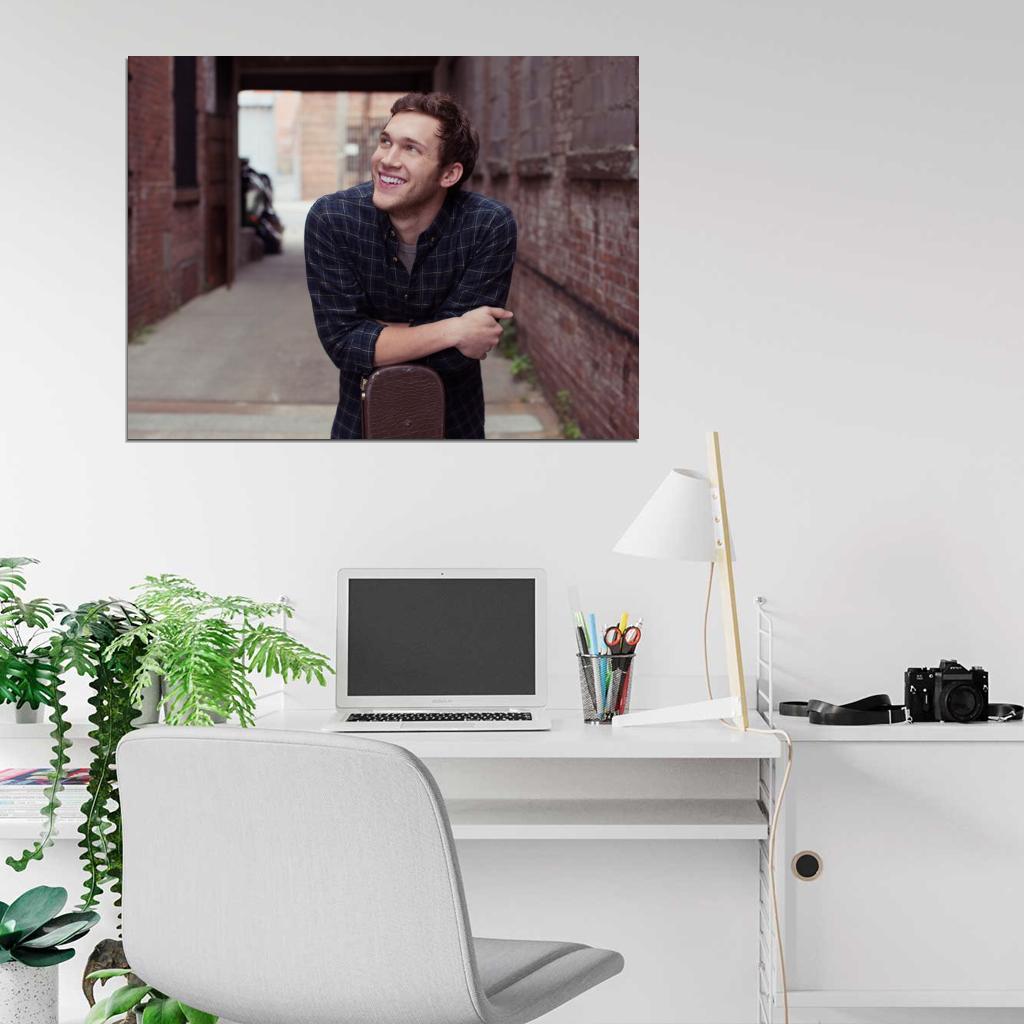 Phillip Phillips Smile Pop Rock Singer Music Rare Wall Art Print Poster