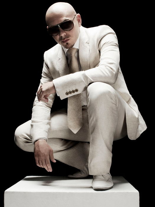 Pitbull White Suit Sunglass Hip Hop Pop Singer Music Rare Wall Art Print Poster