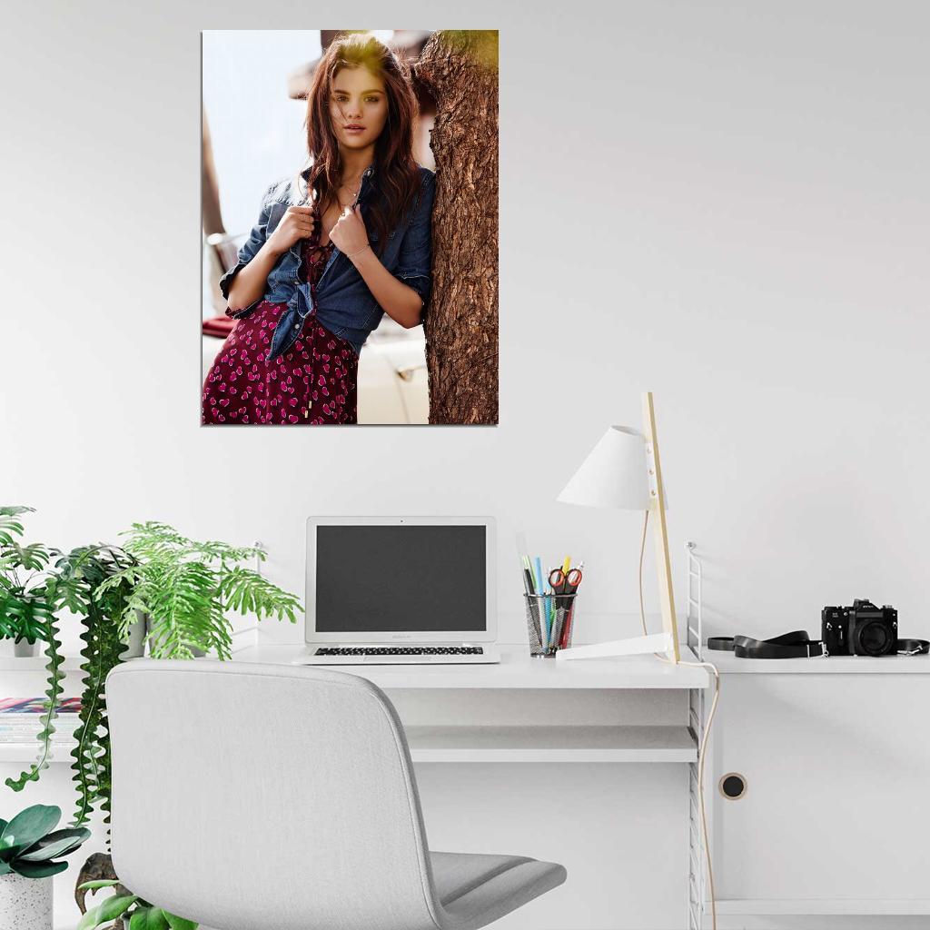 Selena Gomez Beautiful Dress Style Pop Singer Music Rare Wall Art Print Poster