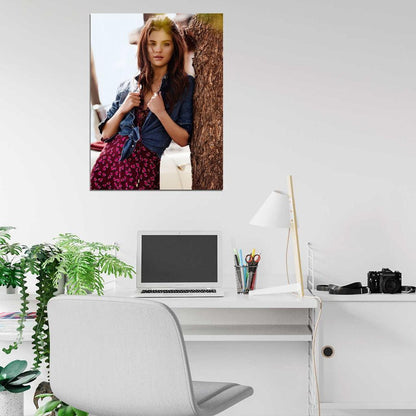 Selena Gomez Beautiful Dress Style Pop Singer Music Rare Wall Art Print Poster