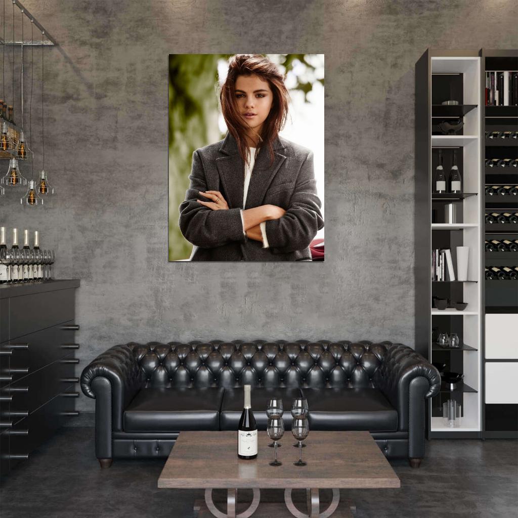 Selena Gomez Style Jacket Pop Singer Music Rare Wall Art Print Poster