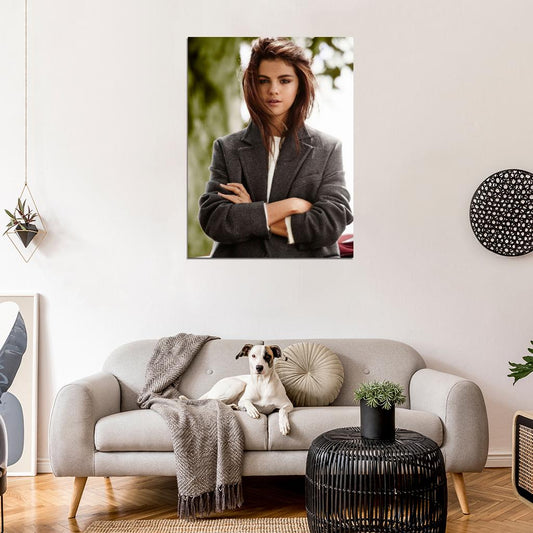 Selena Gomez Style Jacket Pop Singer Music Rare Wall Art Print Poster