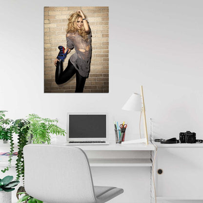 Shakira Smile Hot Shoes Pop Singer Music Rare Wall Art Print Poster