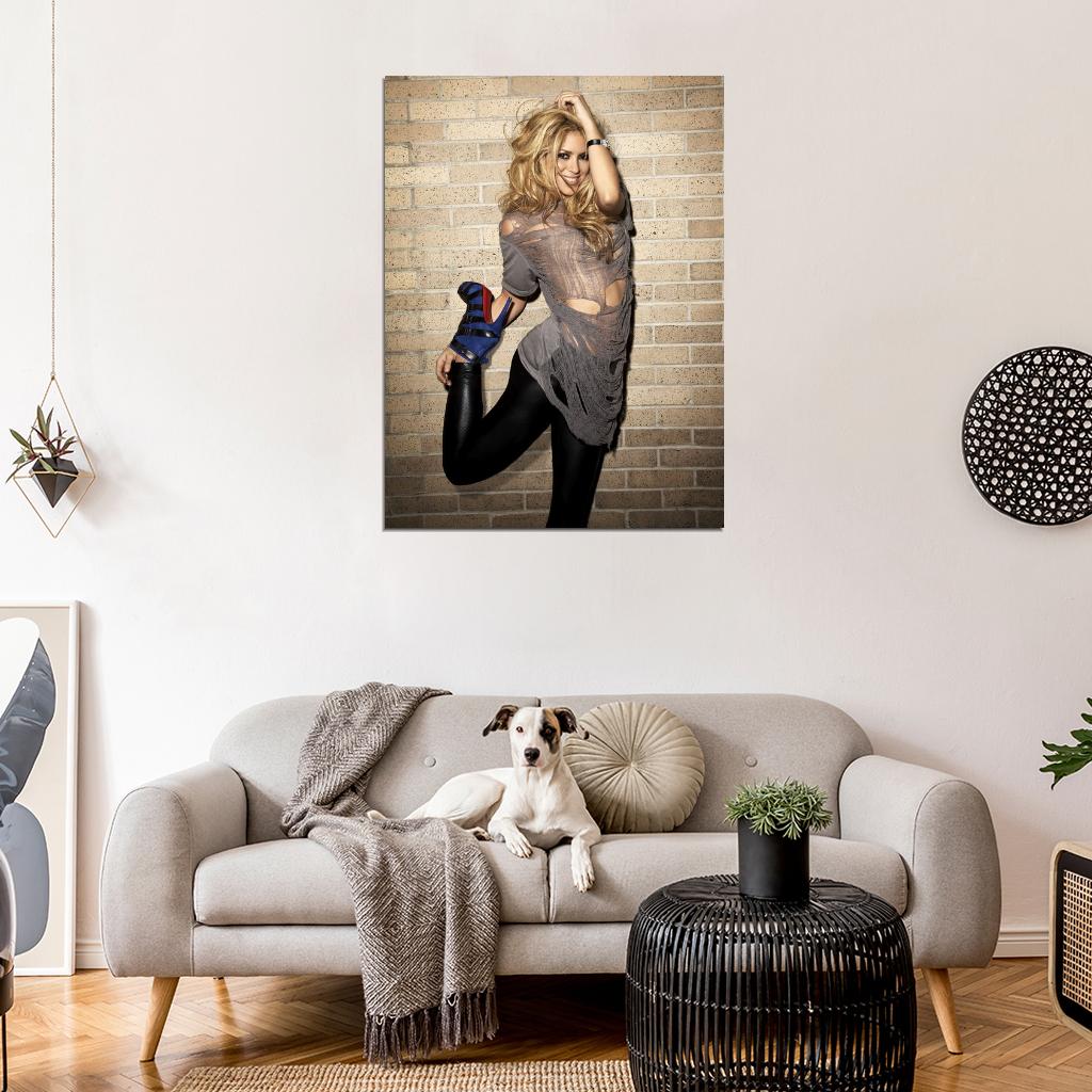 Shakira Smile Hot Shoes Pop Singer Music Rare Wall Art Print Poster