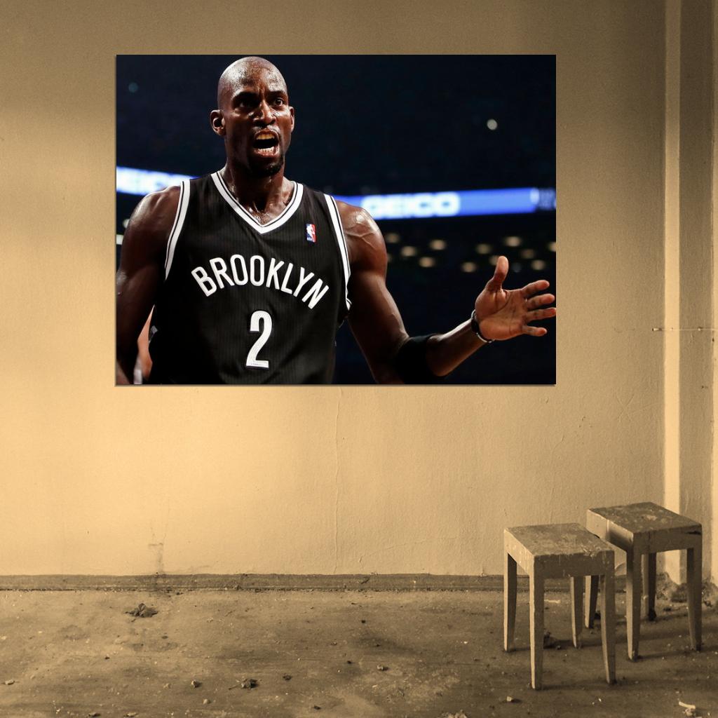 Kevin Garnett K.G. Basketball Sport Wall Art Print Poster