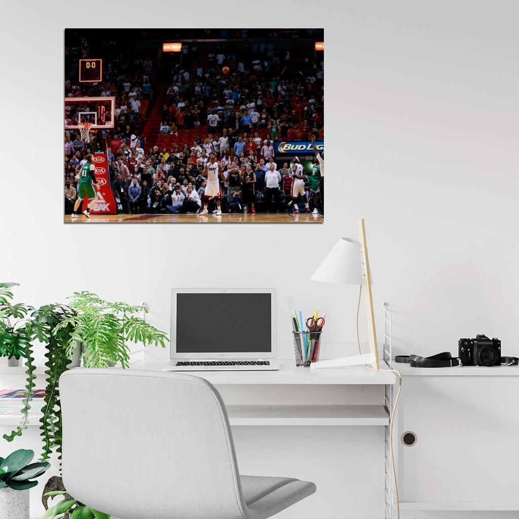 Jeff Green Game-Winner Buzzer Beater Boston Basketball Sport Wall Art Print Poster