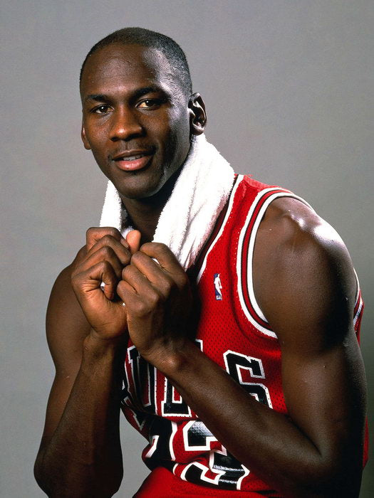 Michael Jordan Towel Retro Basketball Sport Wall Art Print Poster