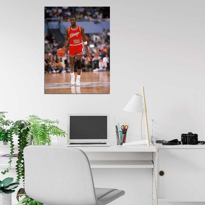 Michael Jordan 84-85 1985 Retro Basketball Sport Wall Art Print Poster