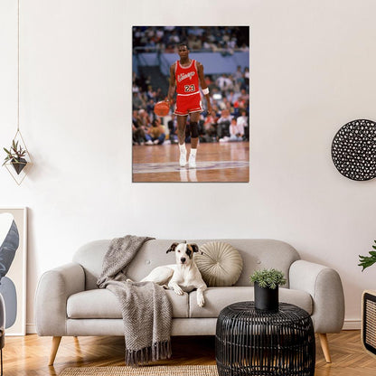 Michael Jordan 84-85 1985 Retro Basketball Sport Wall Art Print Poster